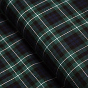 Tissu Tartan motif traditionnel vert bleu blanc - STANDARD 100 OEKO - TEX - tissuspipi.com