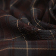 Tissu Tartan motif traditionnel vert kaki bordeaux ocre - STANDARD 100 OEKO - TEX - tissuspipi.com