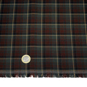 Tissu Tartan motif traditionnel vert kaki bordeaux ocre - STANDARD 100 OEKO - TEX - tissuspipi.com