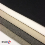 Tissu DEMI NATTÉ DE COTON ÉPAIS : cinq couleurs - Matière recyclée & fabrication française - tissuspipi.com