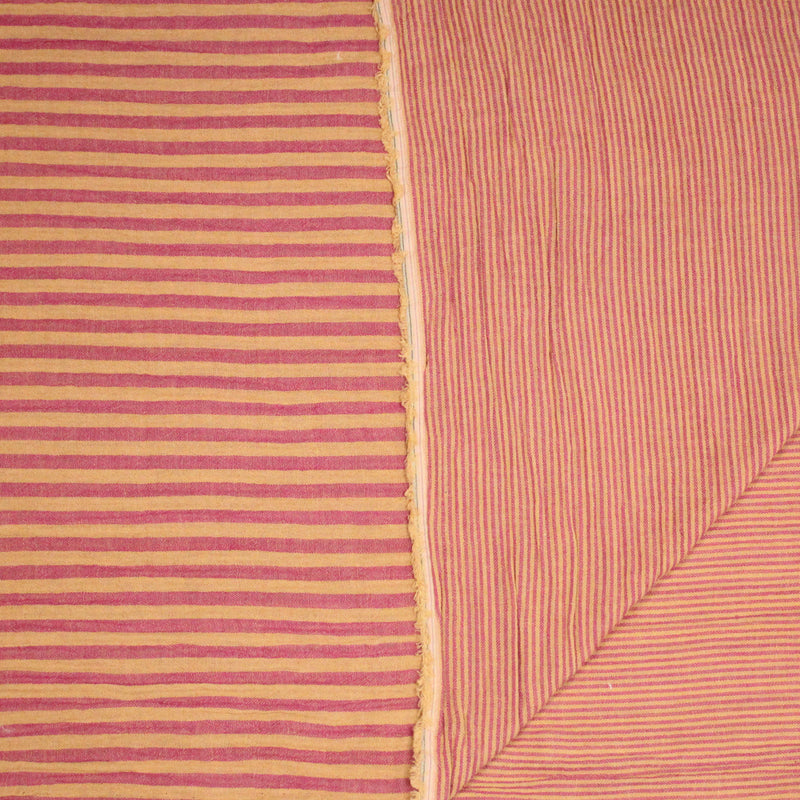 Tissu double gaze coton rayée recto verso : nombreuses couleurs ! OEKO - TEX - tissuspipi.com