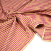 Tissu double gaze coton rayée recto verso : nombreuses couleurs ! OEKO - TEX - tissuspipi.com