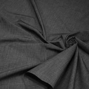 Tissu habillement popeline coton, gris anthracite chiné - En destockage, idéal comme toile à patron, comme doublure ! - tissuspipi.com