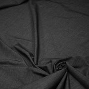 Tissu habillement popeline coton, gris anthracite chiné - En destockage, idéal comme toile à patron, comme doublure ! - tissuspipi.com
