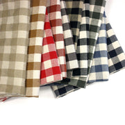 Tissu coton VICHY RUSTIQUE grands carreaux 25mm : nombreuses couleurs tendance ! - tissuspipi.com
