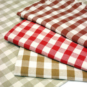 Tissu coton VICHY RUSTIQUE grands carreaux 25mm : nombreuses couleurs tendance ! - tissuspipi.com