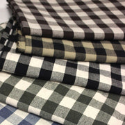 Tissu coton VICHY RUSTIQUE grands carreaux 25mm : nombreuses couleurs tendance ! - tissuspipi.com
