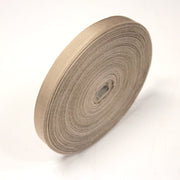 Ruban gros grain beige 14mm - Galette de 50 mètres - Fabrication française - tissuspipi.com