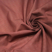 Tissu cotonnade motif japonais SEIGAIHA : écru/rouge et rouge/écru - COLLECTION JAPON ROUGE - tissuspipi.com