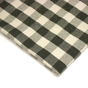 Tissu coton VICHY LUREX grands carreaux 25mm : rouge doré ou kaki doré ! - tissuspipi.com