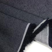 Tissu DENIM toile sergé bleu denim, coton bio et coton recyclé - Matières recyclées - tissuspipi.com