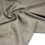 Tissu lainage faux - uni gris, vert kaki & blanc cassé, fin Pied de Poule - tissuspipi.com