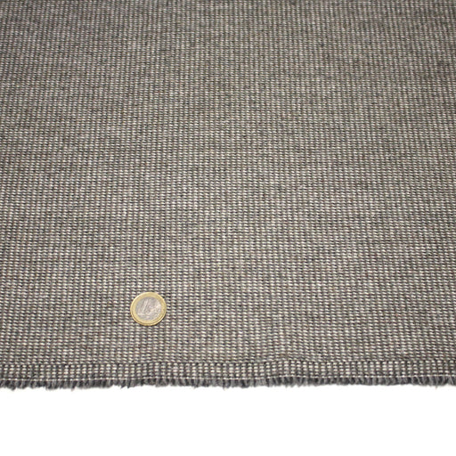 Tissu lainage faux - uni gris, vert kaki & blanc cassé, fin Pied de Poule - tissuspipi.com