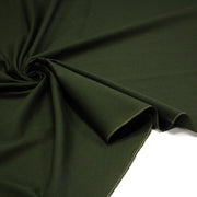 Tissu Gabardine fine 100% coton vert kaki - Fabrication française - tissuspipi.com