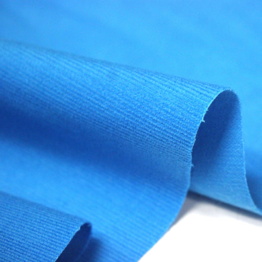 Tissu velours milleraies fines côtes 100% coton Bleu turquoise - tissuspipi.com