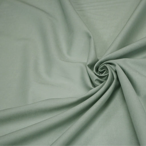 Tissu voile de coton vert sauge - COLLECTION TÉNÉRÉ - tissuspipi.com