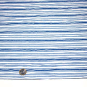 Tissu Seersucker coton rayures bleues et blanches - tissuspipi.com