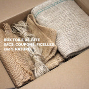 Box Toile de jute : sacs, coupons, ficelles - 100% naturel ! - tissuspipi.com