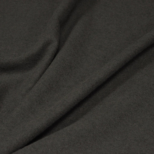 Tissu lainage taupe uni - Fabrication italienne - tissuspipi.com