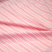 Tissu coton seersucker rayures roses et blanches - tissuspipi.com
