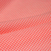 Tissu seersucker coton Vichy 2mm : ROSE FLUO ! - STANDARD 100 OEKO-TEX - tissuspipi.com