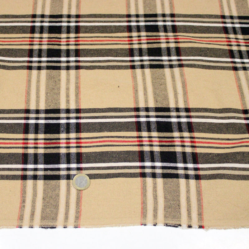 Tissu coton TARTAN EPAIS 100% COTON : 4 couleurs disponibles ! De magnifiques tartans pour vous - tissuspipi.com