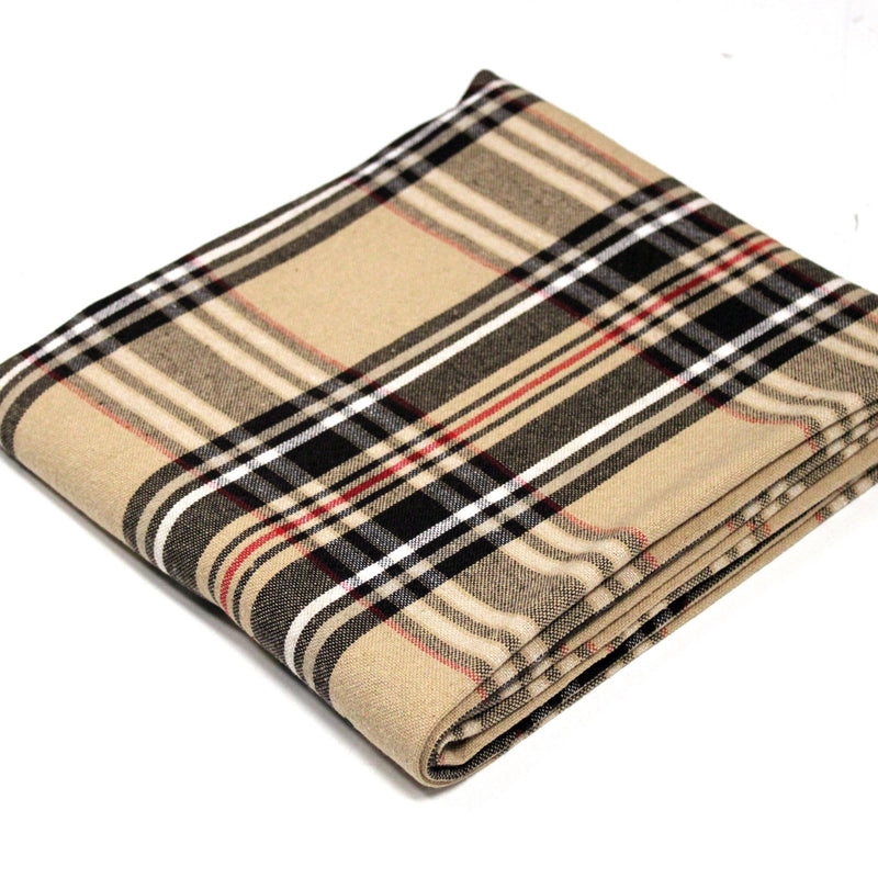 Tissu coton TARTAN EPAIS 100% COTON : 4 couleurs disponibles ! De magnifiques tartans pour vous - tissuspipi.com