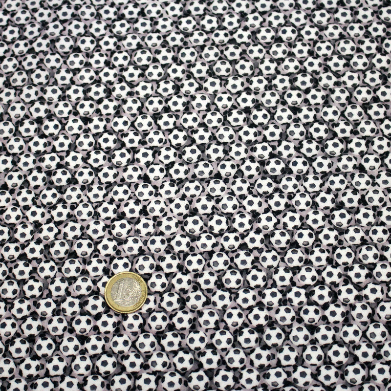 Tissu cotonnade enfant – Les ballons de foot - tissuspipi.com
