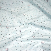 Tissu cotonnade enfant – Étoiles & ballons de baudruche – tons bleus - tissuspipi.com