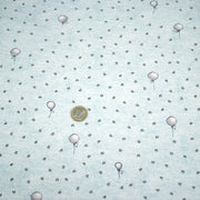 Tissu cotonnade enfant – Étoiles & ballons de baudruche – tons bleus - tissuspipi.com