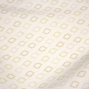 Tissu cotonnade enfant, les losanges en triangle ocres et écrus - OEKO - TEX STANDARD 100 - tissuspipi.com