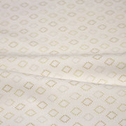 Tissu cotonnade enfant, les losanges en triangle ocres et écrus - OEKO - TEX STANDARD 100 - tissuspipi.com