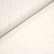 Tissu cotonnade enfant, les losanges en triangle ocres et écrus - OEKO - TEX STANDARD 100 - tissuspipi.com
