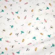Tissu cotonnade enfant, la libellule et les fleurs - OEKO - TEX STANDARD 100 - tissuspipi.com