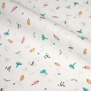 Tissu cotonnade enfant, la libellule et les fleurs - OEKO - TEX STANDARD 100 - tissuspipi.com