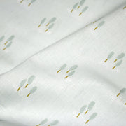 Tissu cotonnade enfant, les cyprès, fond vert pâle - OEKO - TEX STANDARD 100 - tissuspipi.com