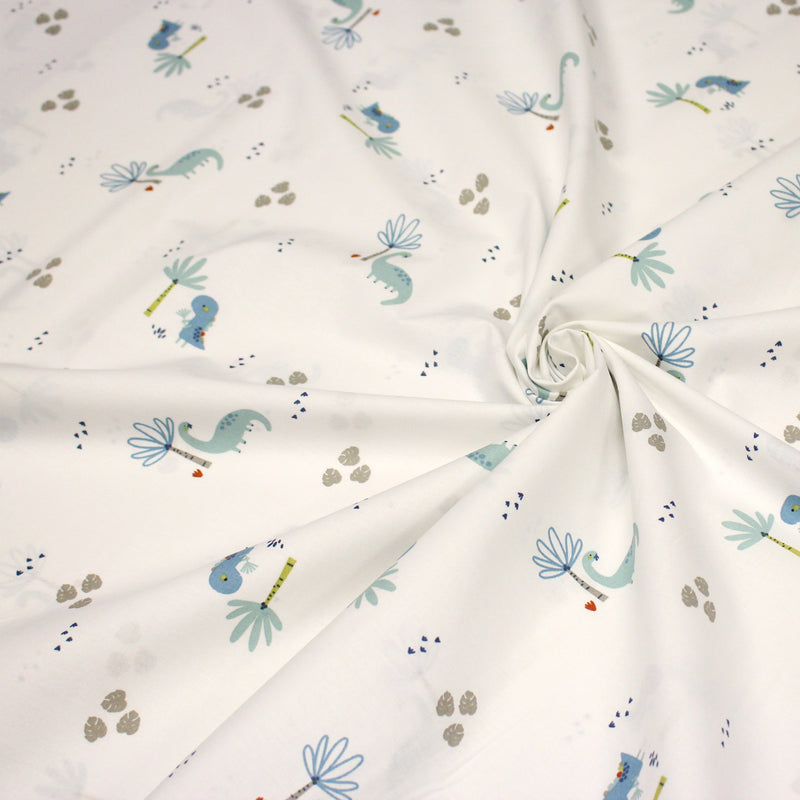 Tissu cotonnade enfant, constellation blanche, lune et étoiles fond vert clair - OEKO - TEX STANDARD 100 (Copie) - tissuspipi.com