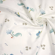 Tissu cotonnade enfant, constellation blanche, lune et étoiles fond vert clair - OEKO - TEX STANDARD 100 (Copie) - tissuspipi.com