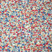 Tissu cotonnade fleurie ZELIE, fines fleurs & fond bleu ou blanc - OEKO - TEX - tissuspipi.com