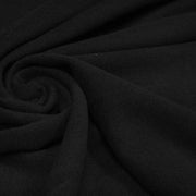 Tissu velours de laine noir uni - Fabrication italienne - tissuspipi.com