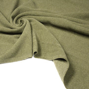 Tissu lainage vert kaki uni - Fabrication italienne - tissuspipi.com