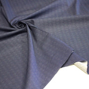 Tissu cotonnade motif japonais SEIGAIHA : écru/bleu et bleu/écru - COLLECTION JAPON INDIGO - tissuspipi.com