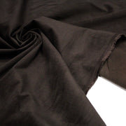 Tissu velours côtelés élasthanne marron chocolat, rayures diagonales - tissuspipi.com