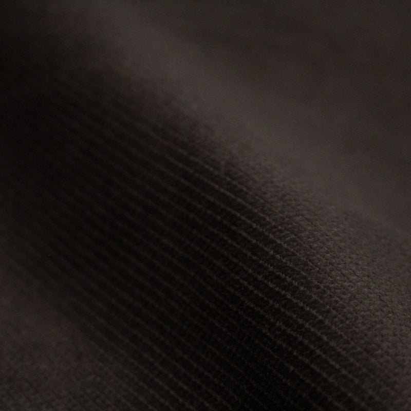 Tissu velours côtelés élasthanne marron chocolat, rayures diagonales - tissuspipi.com
