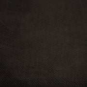 Tissu velours côtelés élasthanne marron chocolat, rayures diagonales - tissuspipi.com