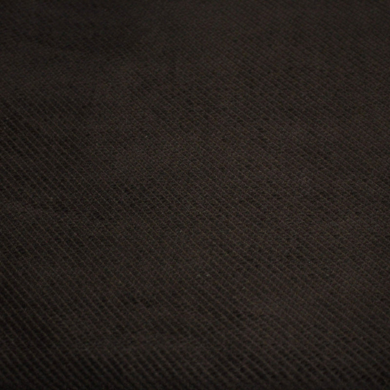 Tissu velours côtelés élasthanne marron chocolat, rayures diagonales - tissuspipi.com