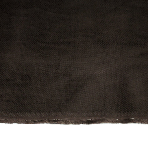 Tissu velours côtelés élasthanne marron chocolat, rayures diagonales - tissuspipi.com