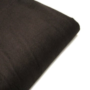 Tissu velours côtelés élasthanne marron chocolat, rayures diagonales - tissuspipi.com