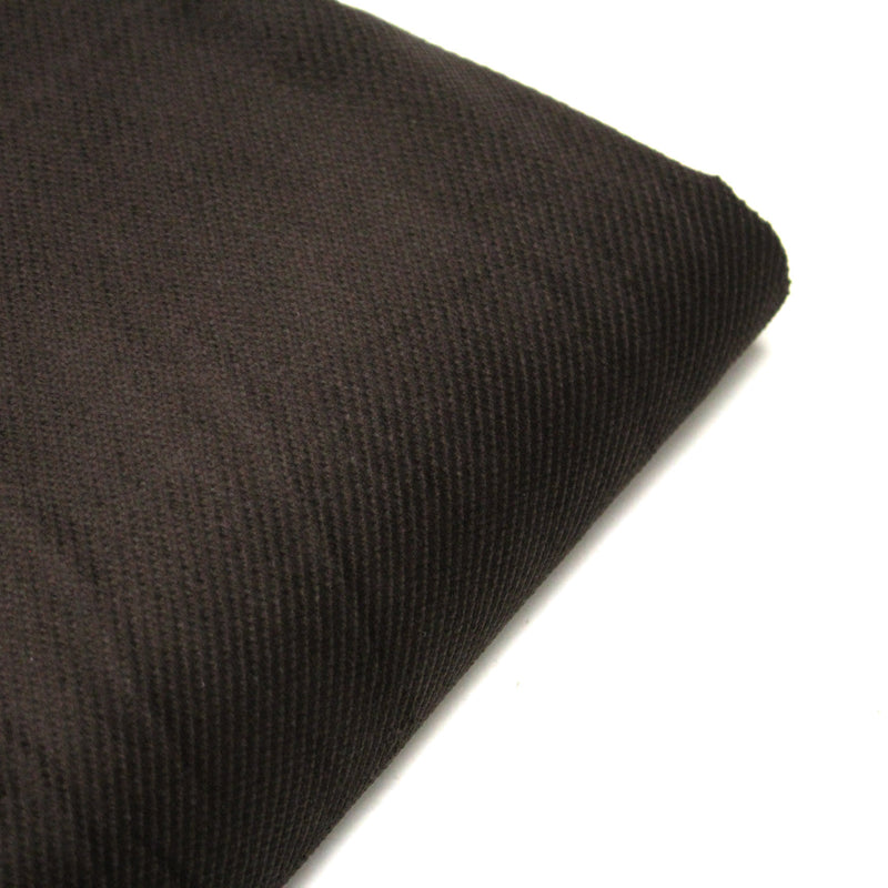 Tissu velours côtelés élasthanne marron chocolat, rayures diagonales - tissuspipi.com