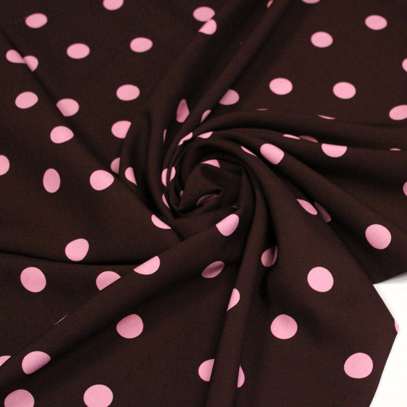 Tissu Viscose fluide à pois : nombreuses couleurs – STANDARD 100 OEKO-TEX - tissuspipi.com